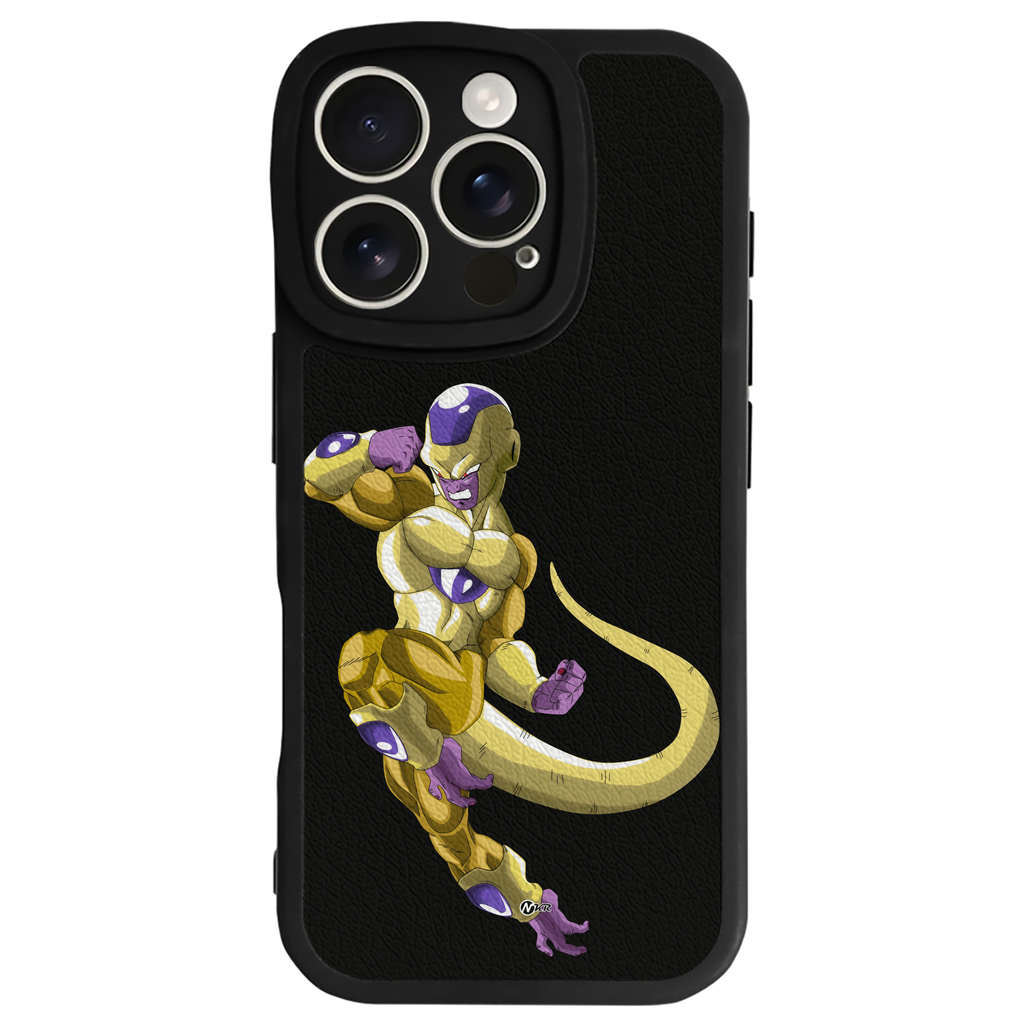 （画像用） ドラゴンボール フリーザ DRAGON BALL Frieza 【iPhone 16シリーズ対応】シリコンスマホケース（レザー調） 材質：シリコン